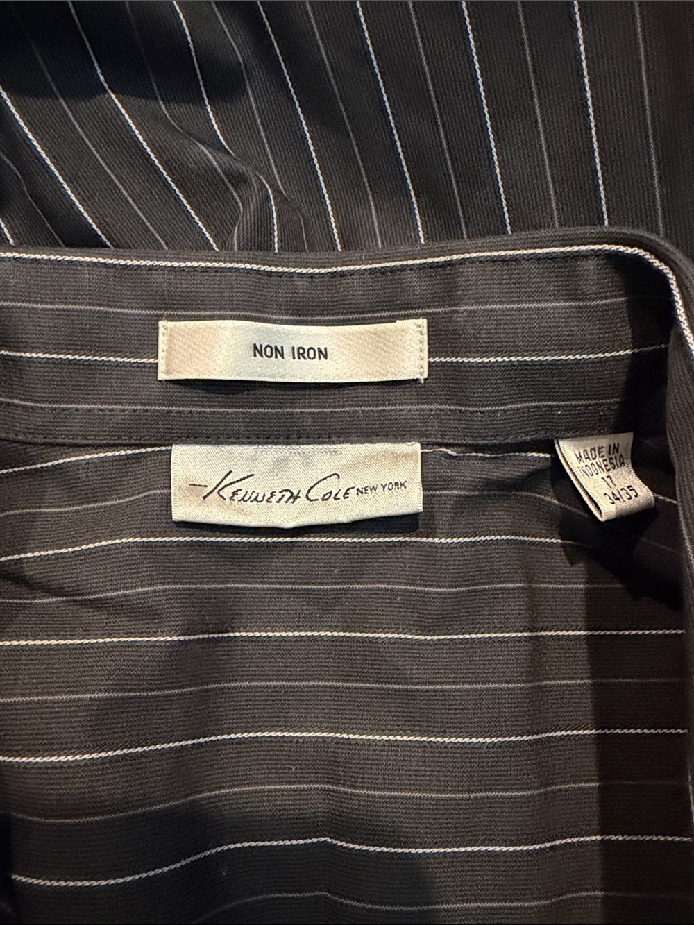 KENNETH COLE striped button down - Picture 5 of 5